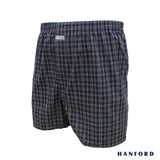Hanford Men 100% Cotton Woven Boxer Shorts - Checkered SETM (1PC/SinglePack)