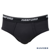 Hanford Men Premium Ribbed Cotton Hipster Briefs Colton - Assorted Colors (3in1 Pack)