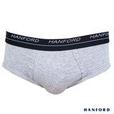 Hanford Men Premium Cotton Modern Hipster Briefs Franco - Top Dye (3in1 Pack)