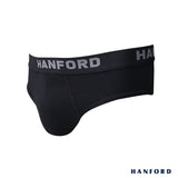 Hanford Men Regular Cotton Briefs Boston / Tuxx - Black (3in1 Pack)