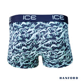Hanford iCE Men Viscose w/ Spandex Boxer Briefs Marble - Maritime/Astral Print (Single Pack)