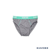 Hanford Kids/Teens Cotton Hipster Briefs Racket - Gray Melange with Assorted Garters (3in1 Pack)