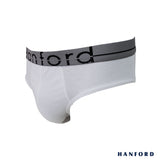 Hanford Men Regular Cotton Briefs Polar - Assorted with Gray Garter (3in1 Pack) S-4X Big Plus Size