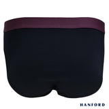 Hanford Men Regular Cotton Briefs Medieval - Black (3in1 Pack)