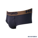 Hanford Men Premium Ribbed Cotton Modern Hipster Briefs Core - Assorted Colors (3in1 Pack)