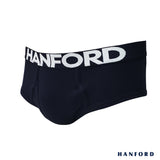 Hanford Men Premium Ribbed Cotton Modern Hipster Briefs w/ Fly Opening Braxton - Assorted Colors (3in1 Pack)