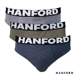 Hanford Men Regular Cotton Briefs Terra - Assorted Colors (3in1 Pack)