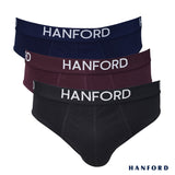 Hanford Men Regular Cotton Briefs Cosmic - Assorted Colors (3in1 Pack)