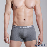Hanford Men Natural Cotton Knit Comfort Boxer Briefs (No Spandex) - OG Murk (Single Pack) S-4X Big Plus Size