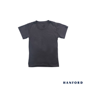 Hanford Kids/Teens R-Neck Short Sleeves Shirt - Steel Gray (Single Pack)