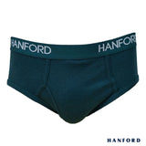 Hanford Men Premium Ribbed Cotton Primo Briefs w/ Fly Opening Nicho - Assorted Colors (3in1 Pack)