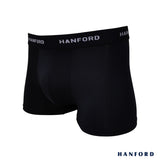 Hanford Men Quick Dry Travel Fitness Boxer Briefs - Black & Duffel Green (2in1 Pack)