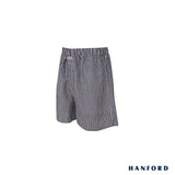 Hanford Kids/Teens 100% Premium Cotton Woven Shorts Stiles - Stripe (Single Pack)