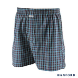 Hanford Men 100% Cotton Woven Boxer Shorts - Checkered SETI (1PC/SinglePack)
