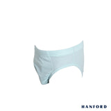Hanford Kids/Teens Regular Cotton Briefs Inside Garter Noddy - 2 Plain Color/1 Stripe (3in1 Pack)