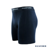 Hanford Athletic Men Cotton Spandex Compression Shorts - Grayish Blue (SinglePack)
