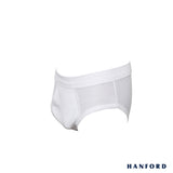 Hanford Kids Premium Cotton Comforter Briefs w/ Fly Opening w/ Lycra Waistband - White (3in1 Pack)