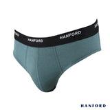 Hanford Men Regular Cotton Briefs OG Maxx - Green Top (1PC/Single Pack)