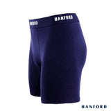 Hanford Athletic Men Cotton Spandex Compression Shorts - Navy Blue (SinglePack)