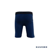 Hanford Kids/Teens Cotton w/ Spandex Knee Shorts - Finster/ActiveBlue (Single Pack)