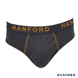 Hanford Men Regular Cotton Briefs Trevor - Forged Iron (3in1 Pack)