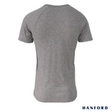 Hanford Men V-Neck Cotton Muscle Fitted Shirt Vertex Titus - Acid Gray (Single Pack)