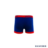 Hanford Kids/Teens Cotton w/ Spandex Boxer Briefs - Reid/Dark Blue (Single Pack)