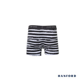 Hanford Kids/Teens Cotton w/ Spandex Boxer Briefs - Brushstroke Print (Single Pack)