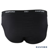 Hanford Men Regular Cotton Briefs OG Maxx - Jet Black (1PC/Single Pack)