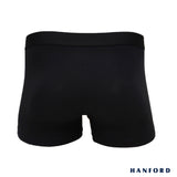 Hanford Men Cotton w/ Spandex Boxer Briefs Neon Collection Ravish - TapShoe/Green Logo (Single Pack)
