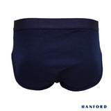 Hanford Men Premium Ribbed Cotton Modern Hipster Briefs Neon Collection - Assorted Colors (3in1 Pack)