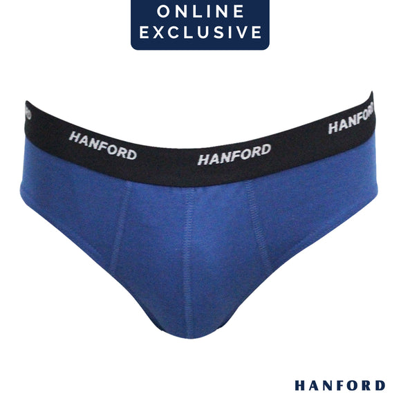 Hanford Men Regular Cotton Briefs OG Maxx - Blue Dungeon (1PC/Single Pack)