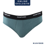 Hanford Men Regular Cotton Briefs OG Maxx - Green Top (1PC/Single Pack)